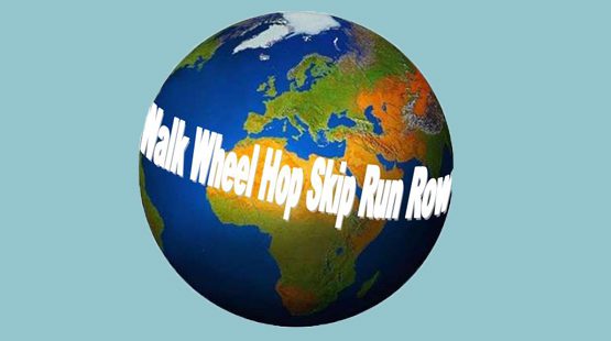 Complete the university mile - picture of the Earth